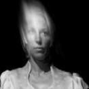 woman blurred head